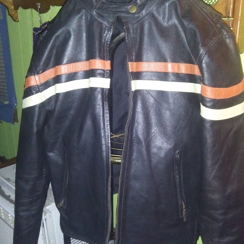 Cordura leather riding jacket